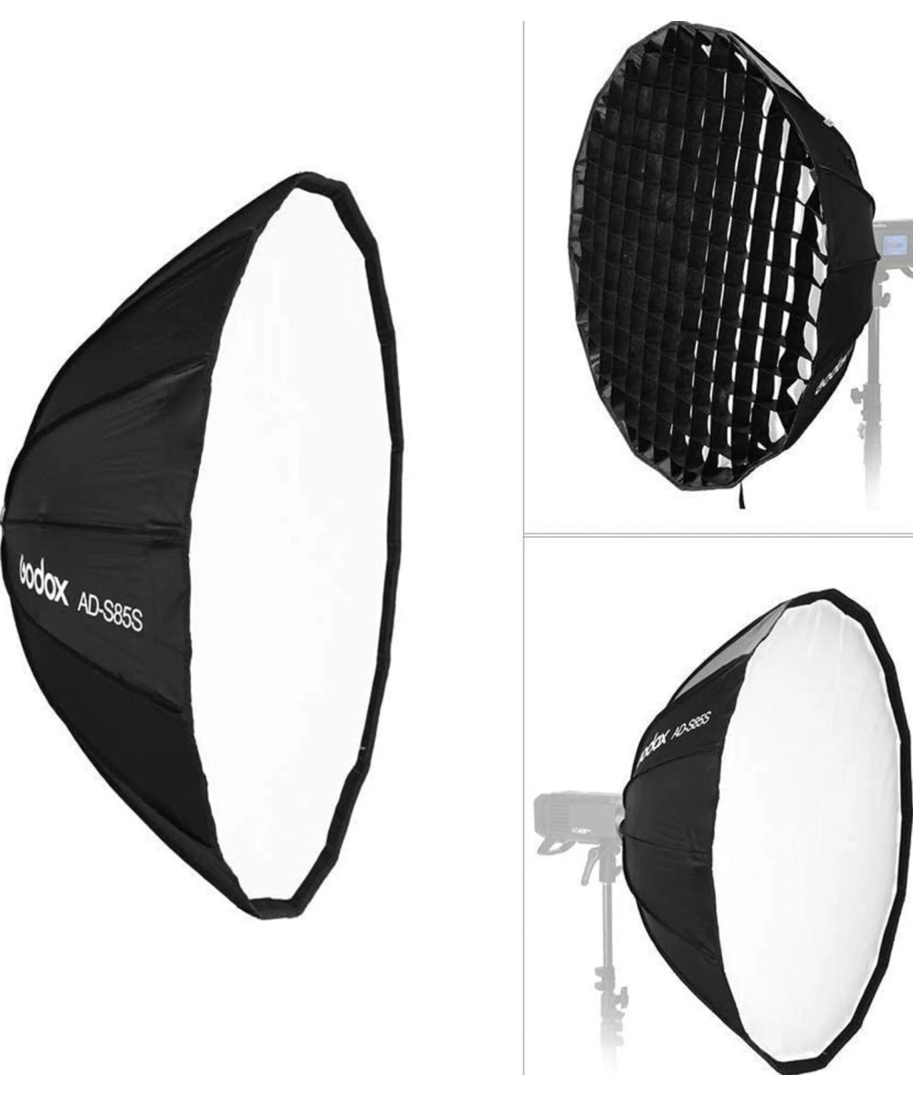 Softbox AD-S85S 85cm Argento per AD400PRO