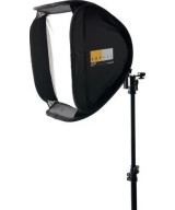 Softbox Ezybox Hotshoe 38cm x 38cm con supporto