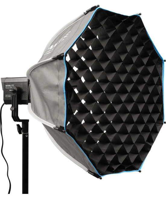 Softbox ottagonale a chiusura rapida 60cm con griglia, Attacco FM
