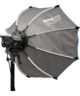 Softbox ottagonale a chiusura rapida 60cm con griglia, Attacco FM