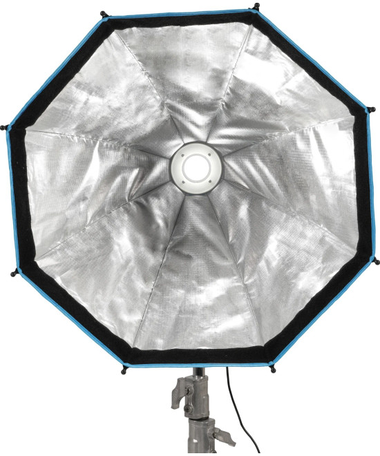 Softbox ottagonale a chiusura rapida 60cm con griglia, Attacco FM