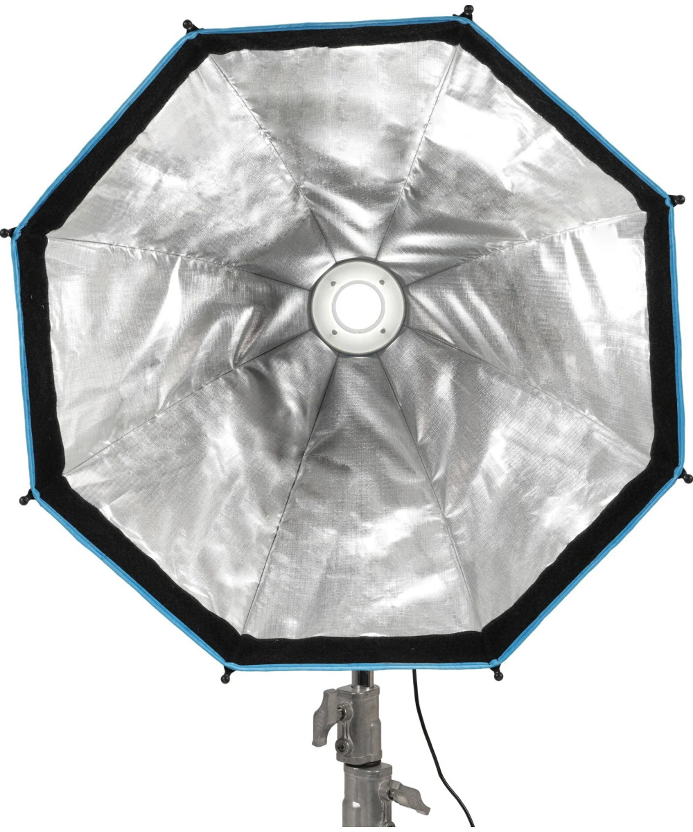 Softbox ottagonale a chiusura rapida 60cm con griglia, Attacco FM