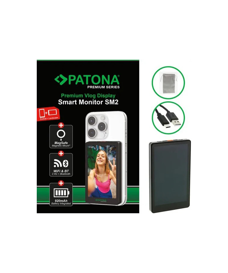 SM2 10,1 cm (3.97") Nero 480 x 800 Pixel Touch screen