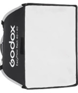 Softbox EAZYFLOW 40x40cm a chiusura rapida con griglia