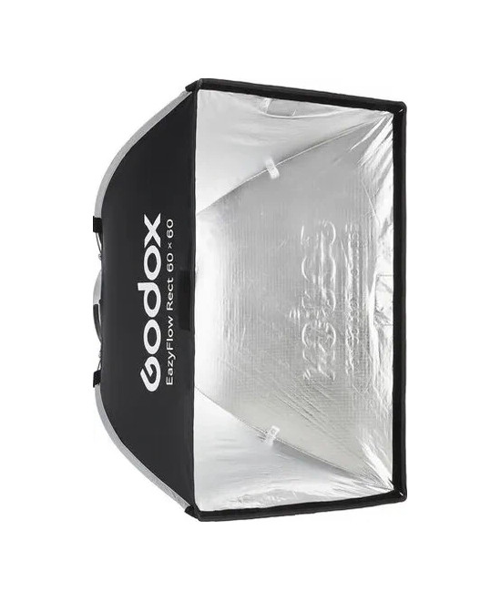 Softbox EAZYFLOW 60x60cm a chiusura rapida con griglia
