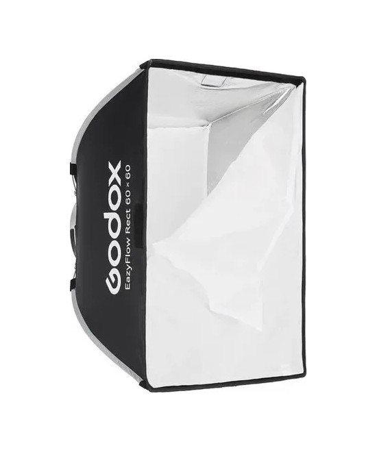 Softbox EAZYFLOW 60x60cm a chiusura rapida con griglia