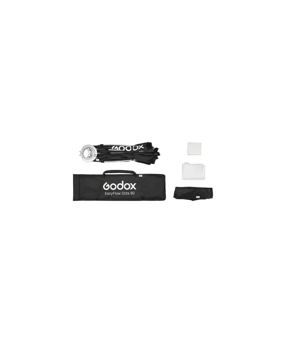 Softbox EAZYFLOW Ottagonale 90cm a chiusura rapida con griglia