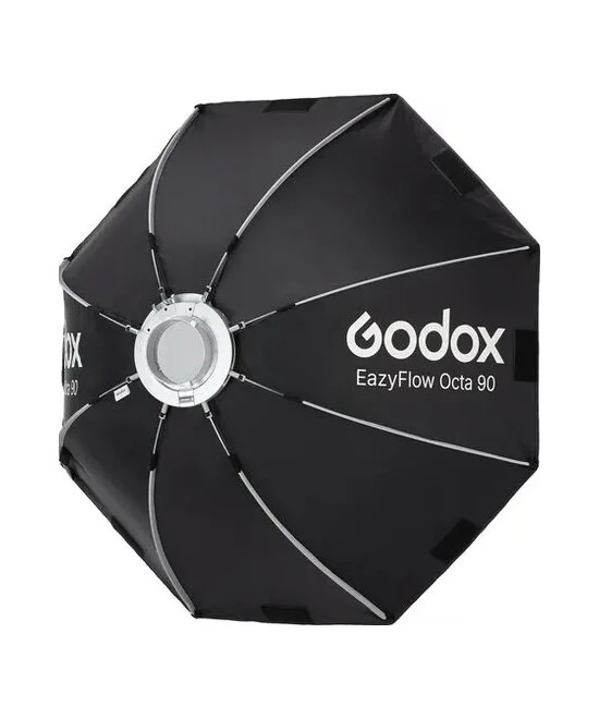 Softbox EAZYFLOW Ottagonale 90cm a chiusura rapida con griglia