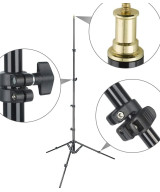 Stativo 190F per lampade da studio e flash