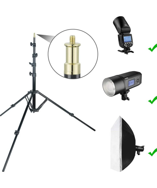 Stativo 210F per lampade da studio e flash