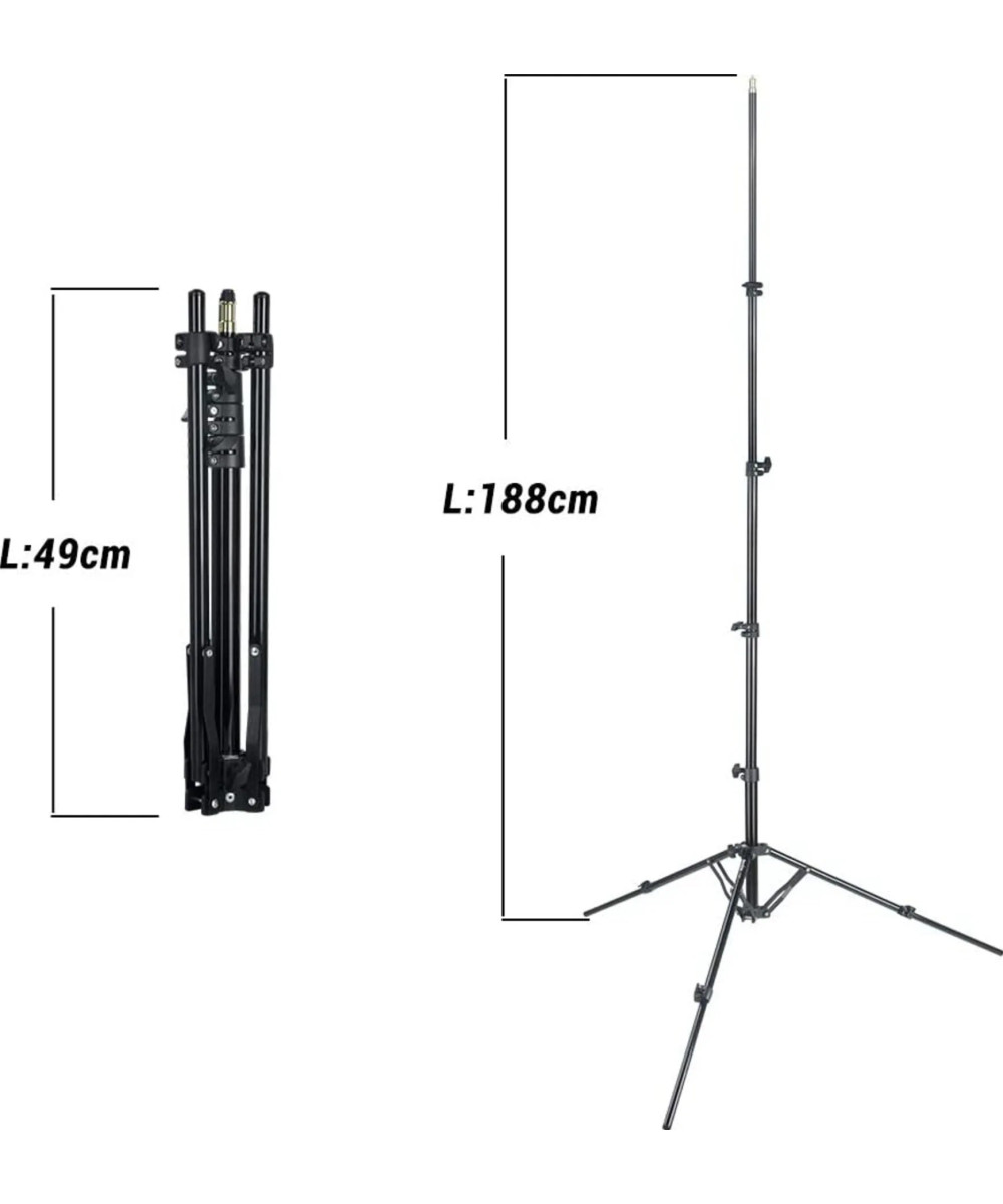 Stativo 210F per lampade da studio e flash