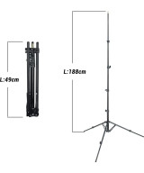 Stativo 210F per lampade da studio e flash