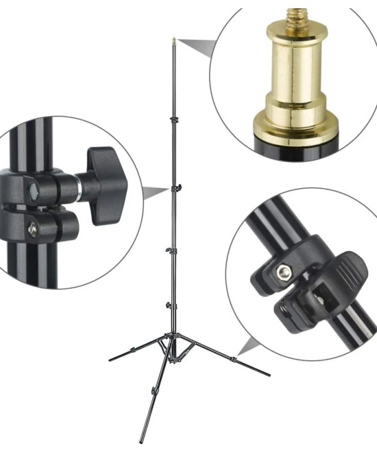 Stativo 210F per lampade da studio e flash