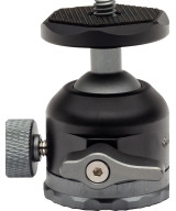 1436 testa per treppiede Nero Alluminio 1/4" Palla (forma)