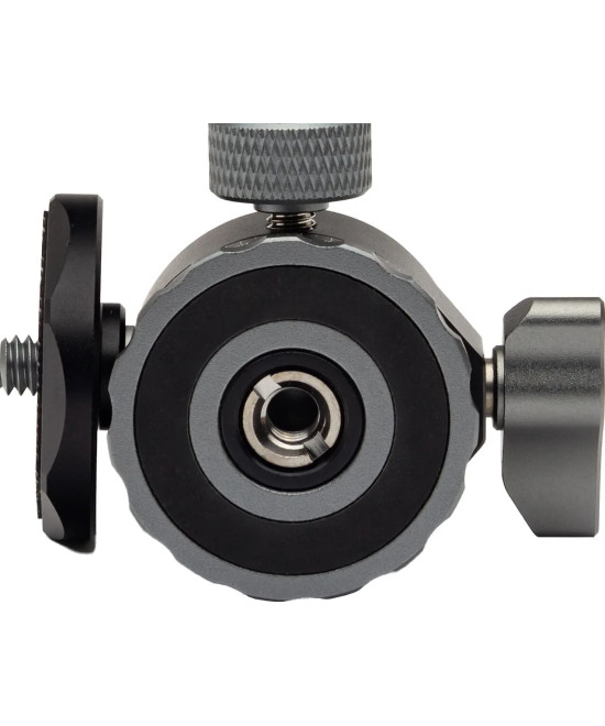1436 testa per treppiede Nero Alluminio 1/4" Palla (forma)