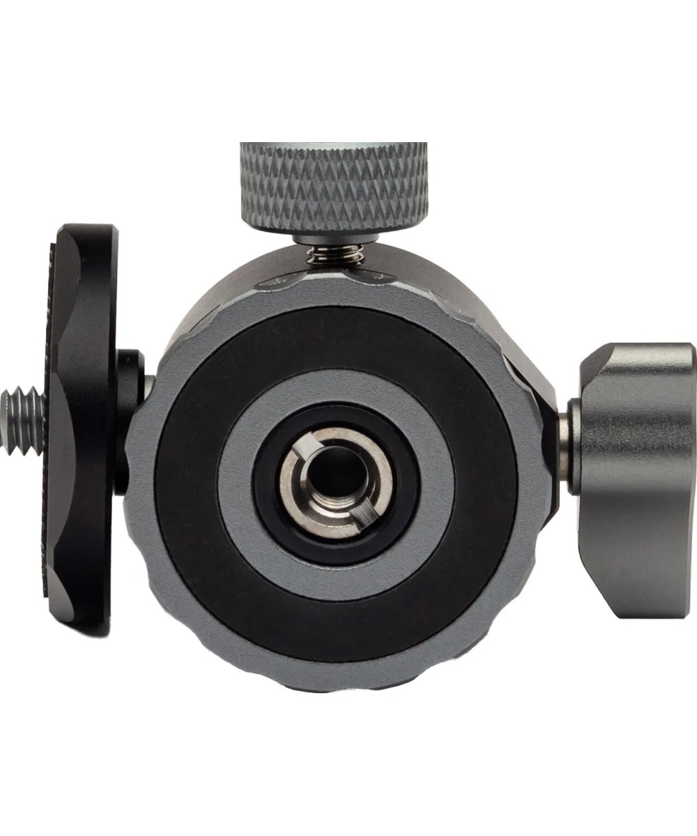 1436 testa per treppiede Nero Alluminio 1/4" Palla (forma)