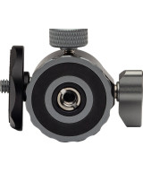 1436 testa per treppiede Nero Alluminio 1/4" Palla (forma)