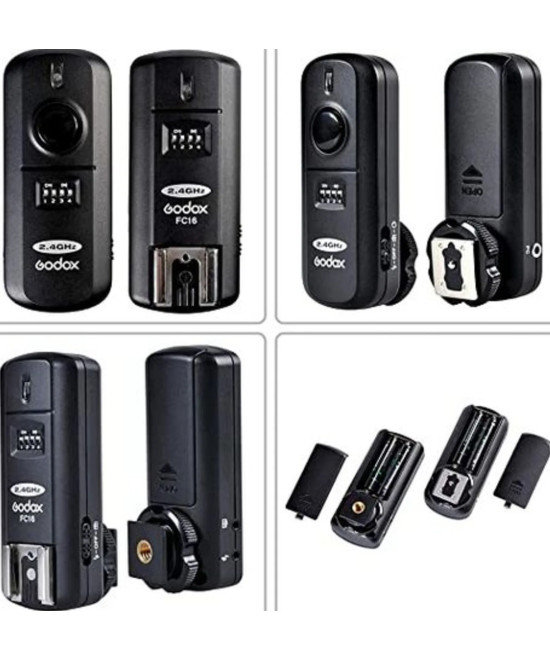 FC-16N Scatto Remoto Wireless 2.4GHz 16 Canali per Nikon