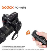 FC-16N Scatto Remoto Wireless 2.4GHz 16 Canali per Nikon
