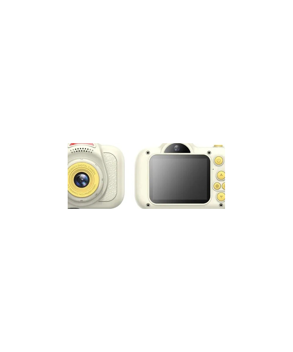 KIDS PHOTO CAMERA DIGITAL DUAL LENS MICRO SD 2"IPS HD BIANCA