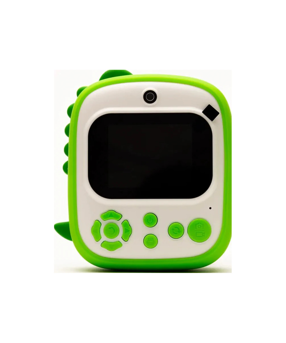 INSTANT CAMERA LCD 2,0 DINOSAURO KIT PER COLORARE CARTA TERMICA GREEN