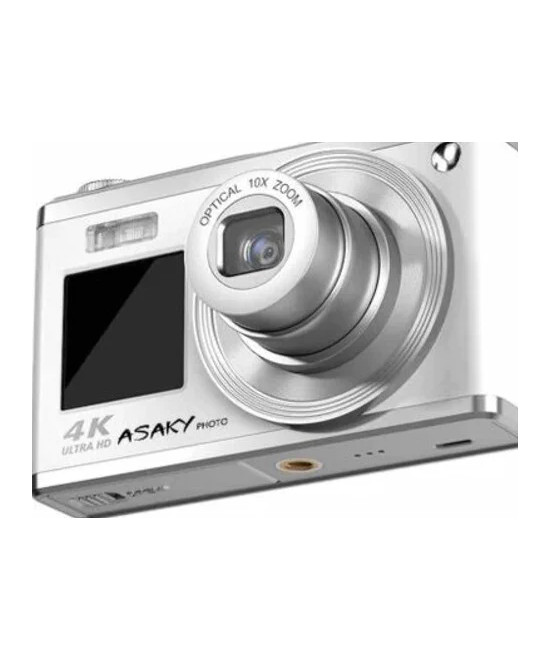 Photo Orbit X-10 Bianca - Fotocamera digitale compatta Dual Screen