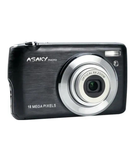 Photo Shuttle S-8 Nera: Fotocamera digitale compatta Asaky Slim