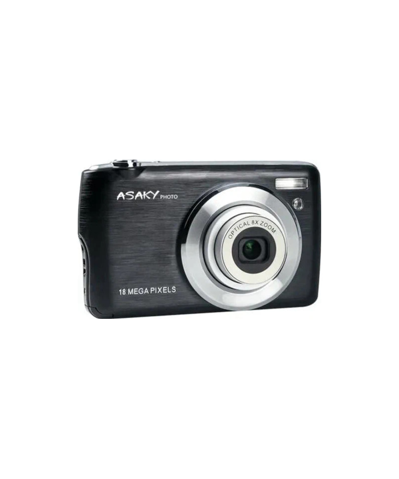 Photo Shuttle S-8 Nera: Fotocamera digitale compatta Asaky Slim