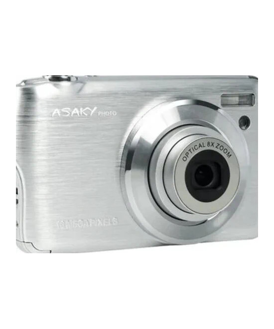 Photo Shuttle S-8 Silver: Fotocamera digitale compatta Asaky Slim
