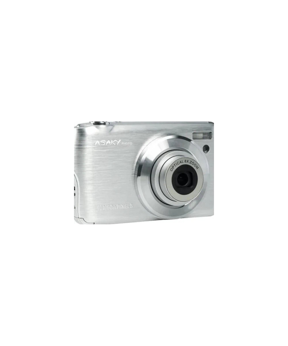Photo Shuttle S-8 Silver: Fotocamera digitale compatta Asaky Slim