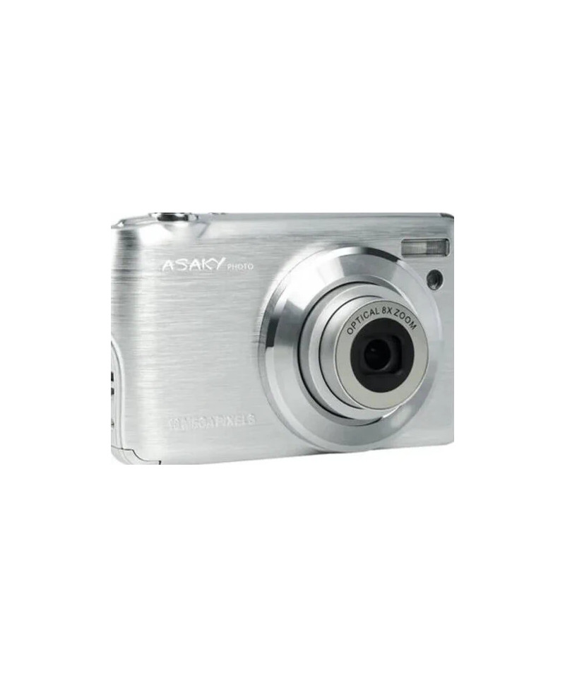 Photo Shuttle S-8 Silver: Fotocamera digitale compatta Asaky Slim