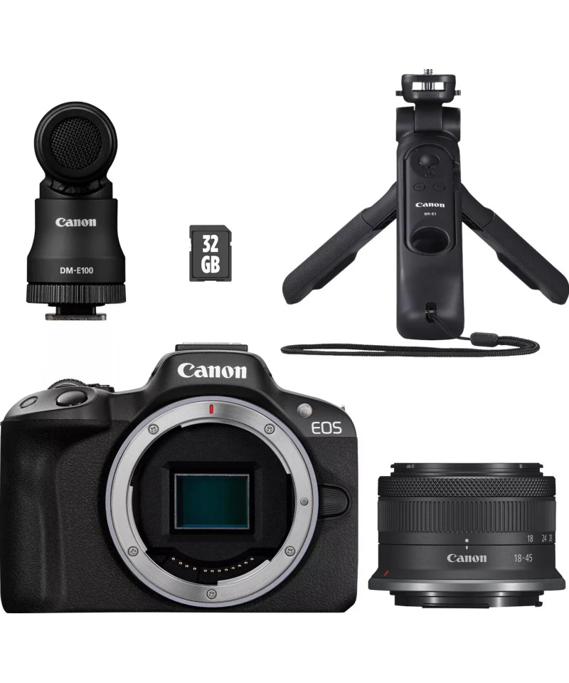 EOS R50 + RF-S 18-45mm f/4.5-6.3 IS STM Creator Kit