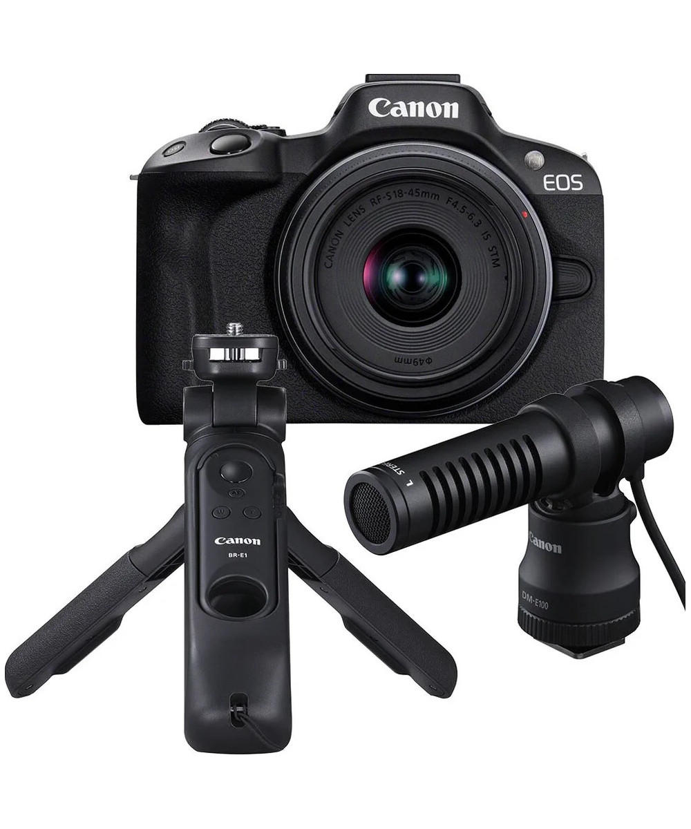 EOS R50 + RF-S 18-45mm f/4.5-6.3 IS STM Creator Kit