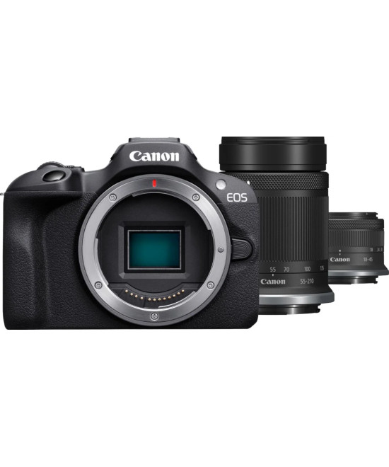 EOS R100 + RF-S 18-45mm f/4.5-6.3 IS STM + RF-S 55-210mm f/5-7.1 IS STM