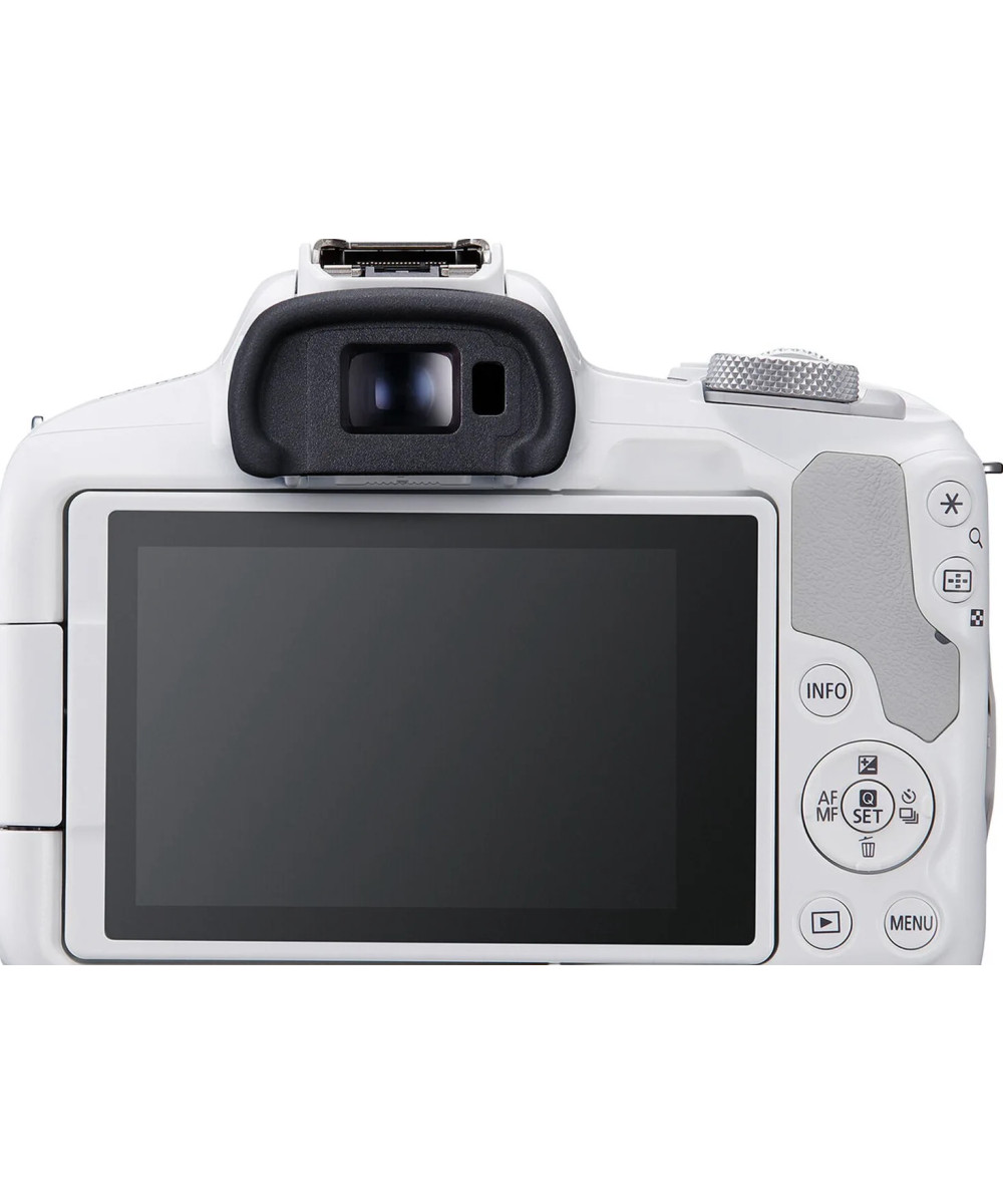 EOS R50 Bianca + RF-S 18-45mm f/4.5-6.3 IS STM