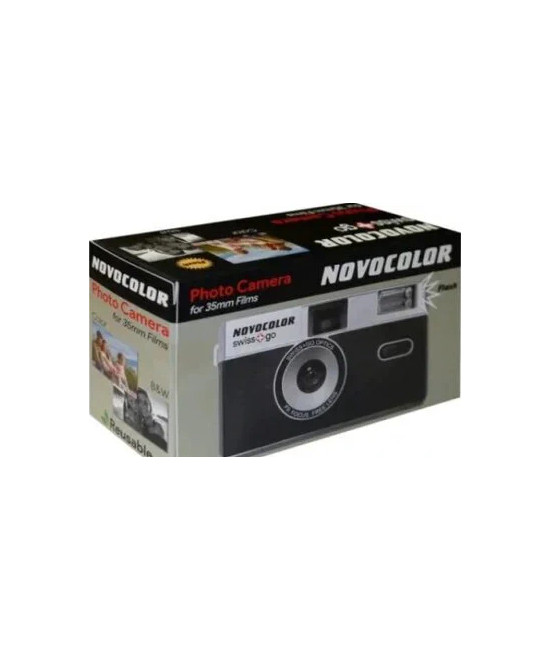 SWISS-GO Photo Camera Novocolor 35mm Ananlogica Black