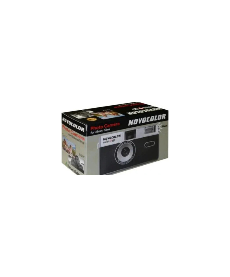 SWISS-GO Photo Camera Novocolor 35mm Ananlogica Black