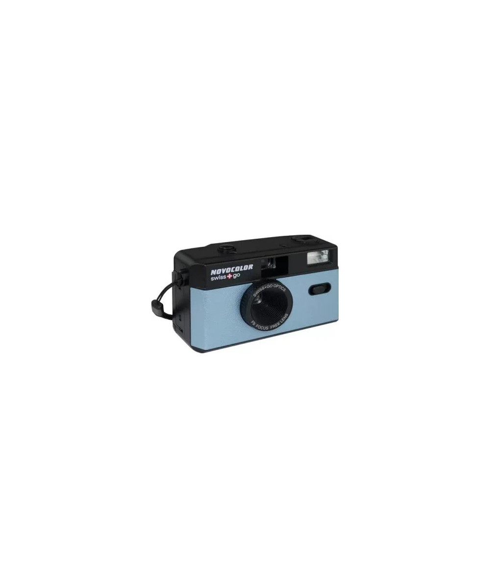 SWISS-GO Photo Camera Novocolor 35mm Ananlogica Blu