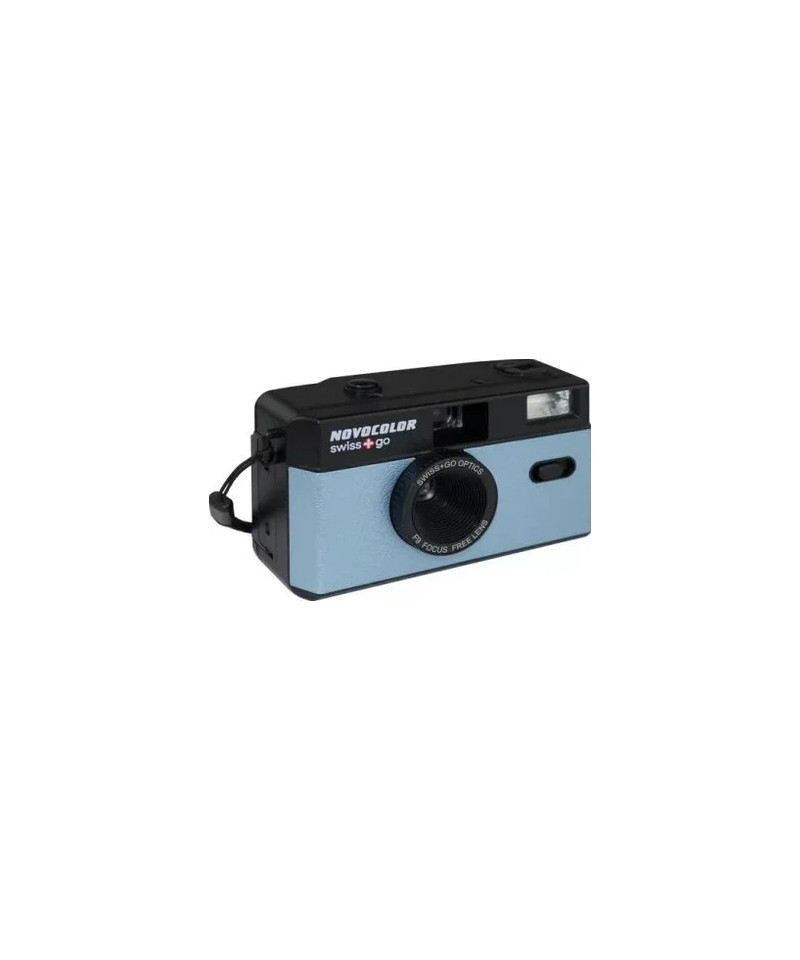 SWISS-GO Photo Camera Novocolor 35mm Ananlogica Blu
