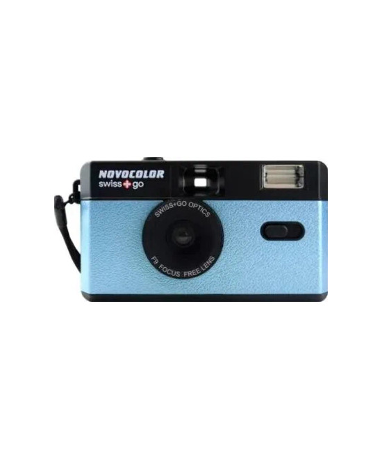 SWISS-GO Photo Camera Novocolor 35mm Ananlogica Blu