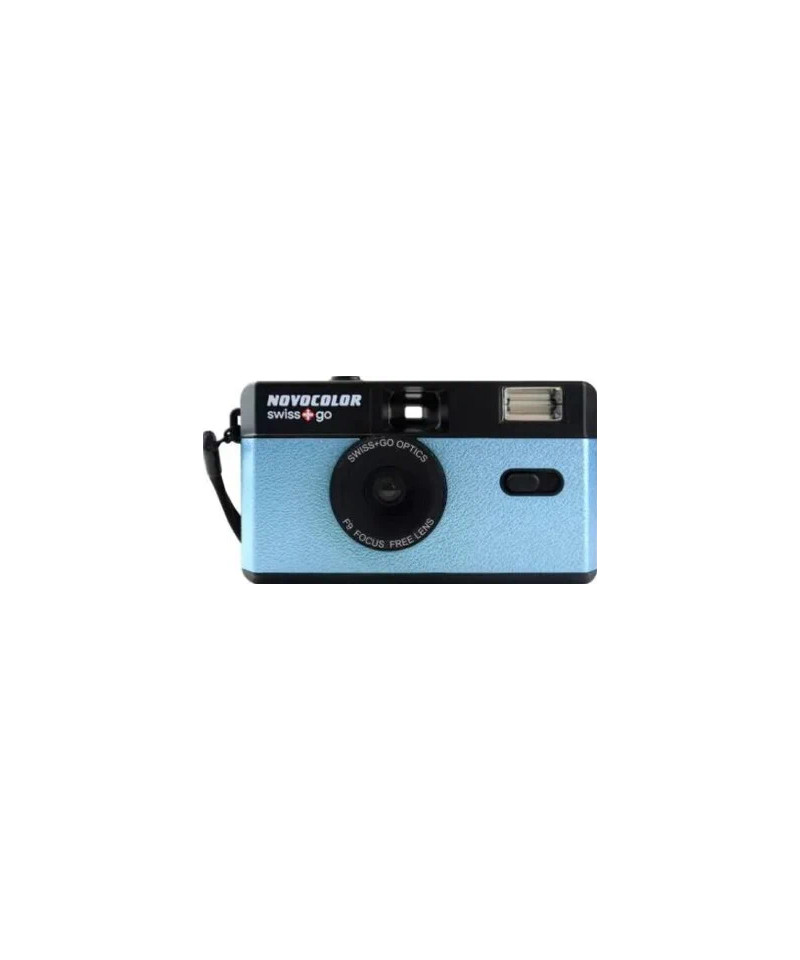 SWISS-GO Photo Camera Novocolor 35mm Ananlogica Blu