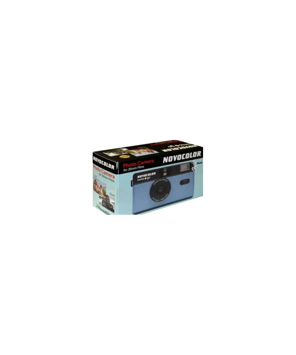 SWISS-GO Photo Camera Novocolor 35mm Ananlogica Blu