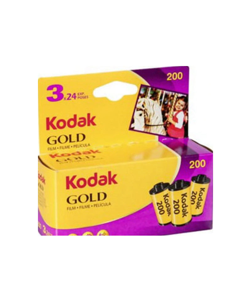 Tripack Rullino a Colori Gold 200 35mm 3x24 foto