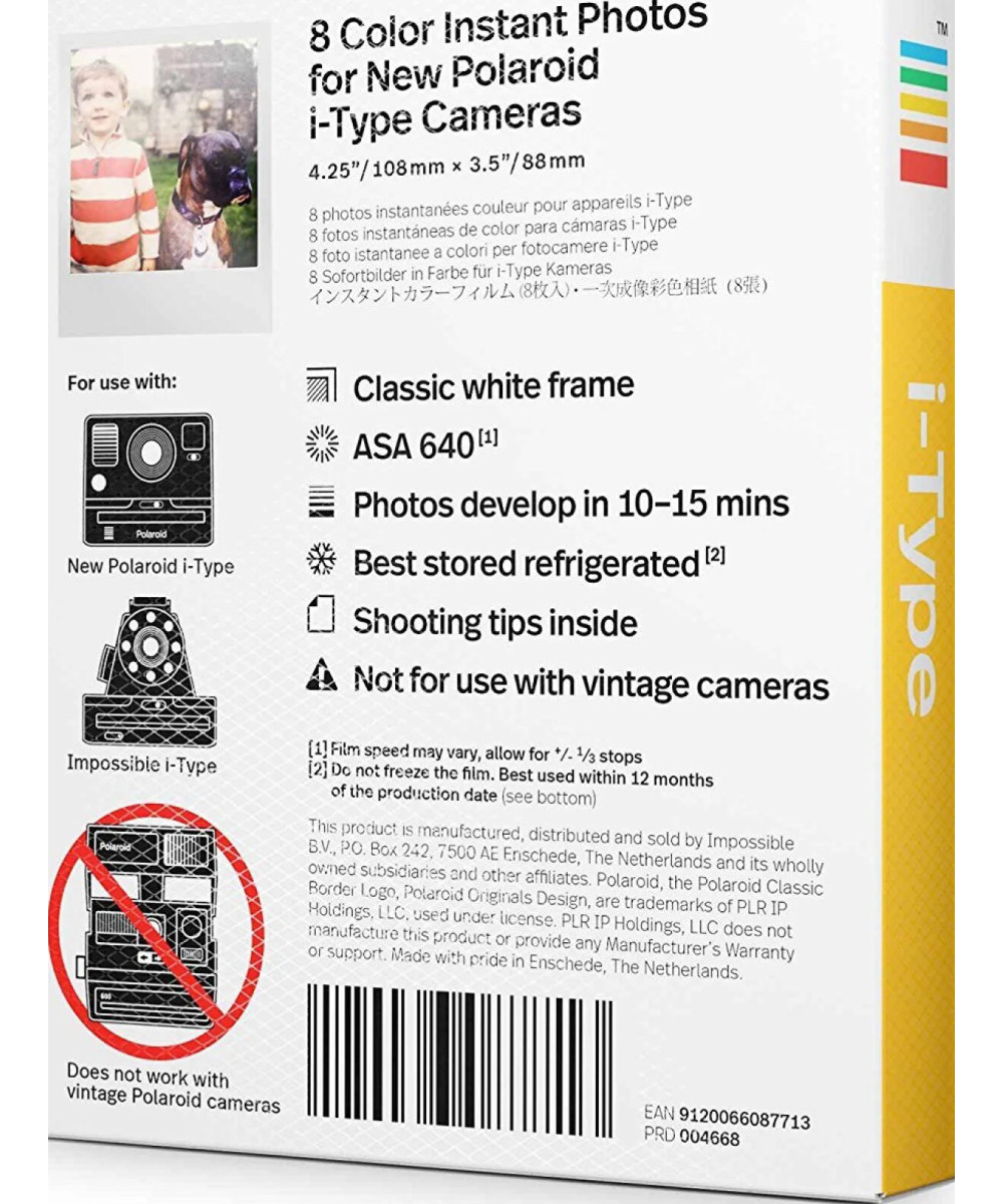 8 Pellicole Color Film per I-type