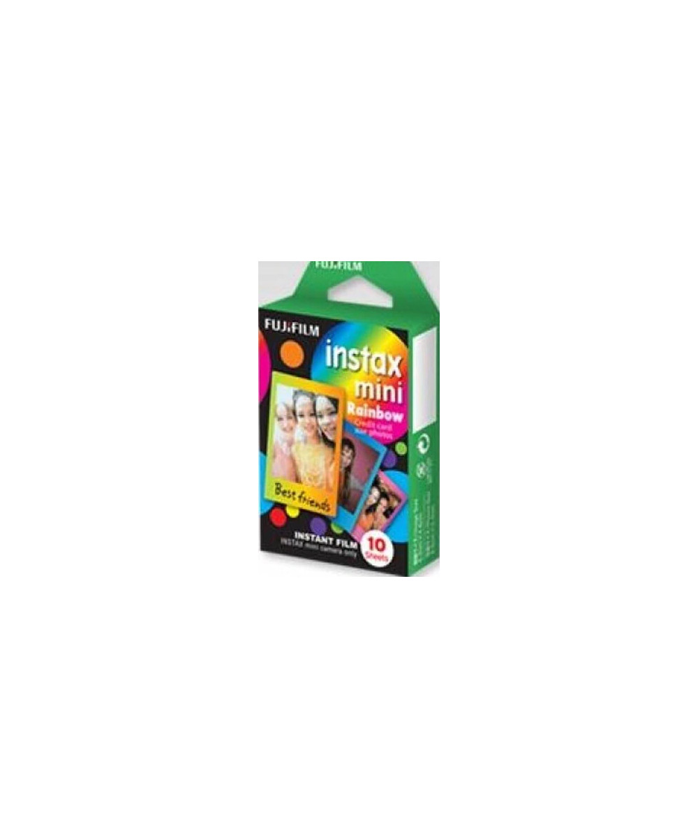 10 pellicole Instax Mini Sfondo arcobaleno