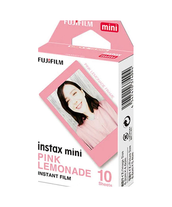 10 Pellicole Instax Bordo Rosa