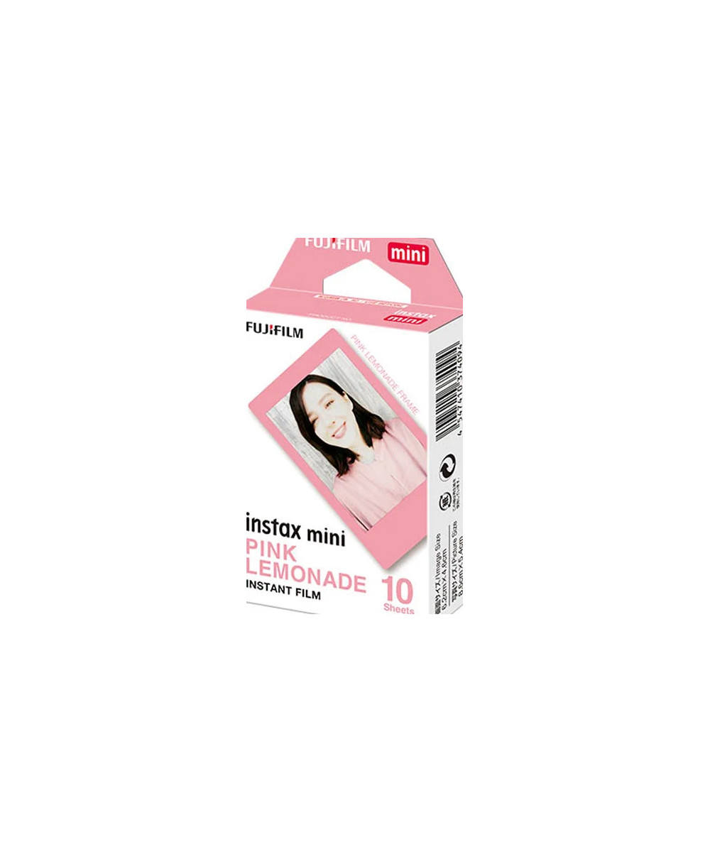 10 Pellicole Instax Bordo Rosa