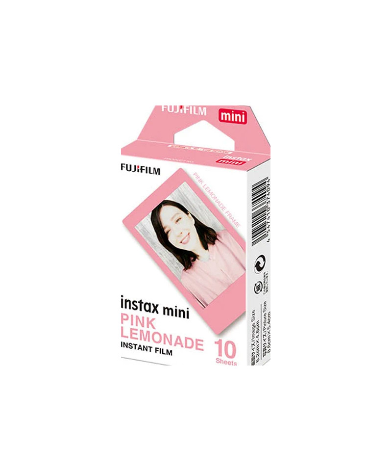10 Pellicole Instax Bordo Rosa