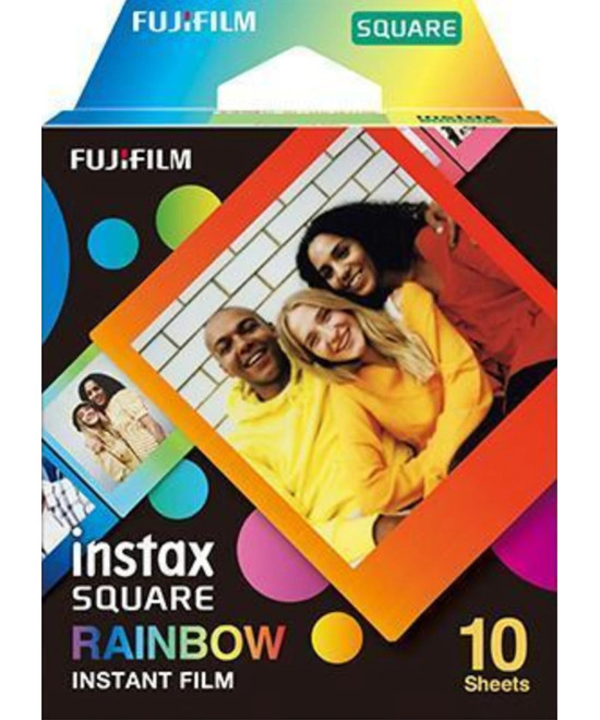 Pellicola per istantanee per Instax Square SQ10/SQ6/SQ1 Rainbow 10 pezzo(i) 86 x 72 mm