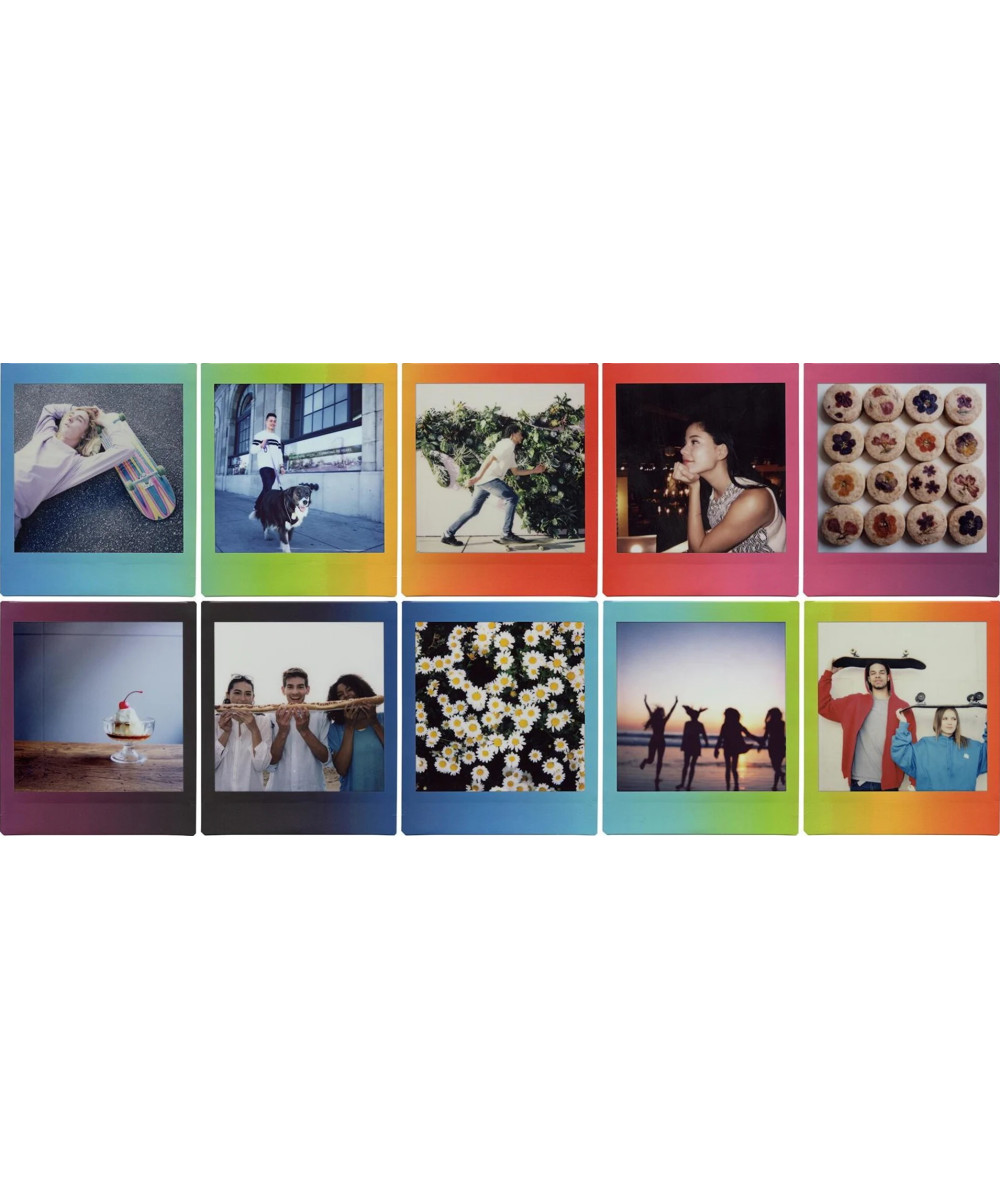 Pellicola per istantanee per Instax Square SQ10/SQ6/SQ1 Rainbow 10 pezzo(i) 86 x 72 mm